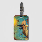 paddenstoelen bagagelabel (Voorkant (verticaal))