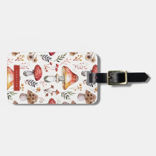 Paddenstoelen Bagagelabels (Voorkant horizontaal)