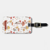 Paddenstoelen Bagagelabels (Voorkant horizontaal)