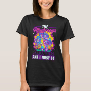 Paddenstoelen bellen en ik moet naar Mycologie. T-shirt