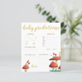 Paddenstoelen & bijen baby voorspellingen raadspel (Staand voorkant)