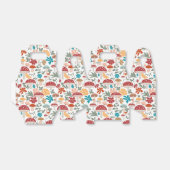 Paddenstoelen & Bloemen Mid Century Modern Patroon Bedankdoosjes (Uitgevouwen)