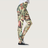  paddenstoelen, bloemen, vlinders grillig leggings (Rechts)