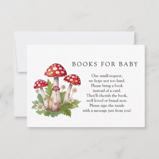 Paddenstoelen Boeken voor Baby Behuizing Kaart (Voorkant)