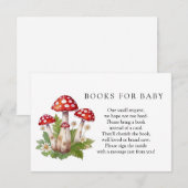 Paddenstoelen Boeken voor Baby Behuizing Kaart (Voorkant / Achterkant)