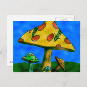 paddenstoelen briefkaart (Voorkant / Achterkant)