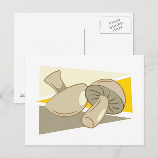 paddenstoelen briefkaart (Voorkant / Achterkant)