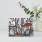 paddenstoelen briefkaart (Staand voorkant)