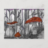 paddenstoelen briefkaart (Voorkant)