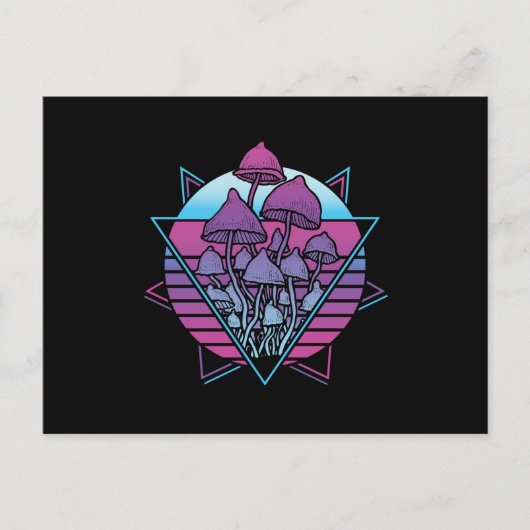 Paddenstoelen Briefkaart (Voorkant)