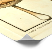  paddenstoelen Brown Fungus Franse kunst afdrukken Poster (Hoek)