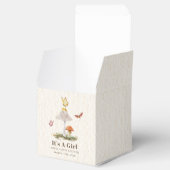 Paddenstoelen Butterflies Woodland Girl Baby showe Bedankdoosjes (Geopend)