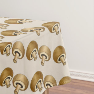 Paddenstoelen Button Portabella Fungi Pizza Toppin Tafelkleed