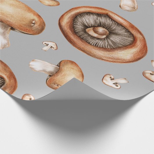 paddenstoelen cadeaupapier (Hoek)