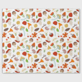 paddenstoelen cadeaupapier (Vlak)