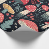 paddenstoelen cadeaupapier (Hoek)