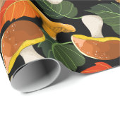 paddenstoelen cadeaupapier (Rol Hoek)