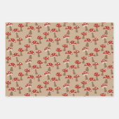 Paddenstoelen Cadeauset Inpakpapier Vel (Voorkant 3)