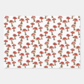 Paddenstoelen Cadeauset Inpakpapier Vel (Voorkant)