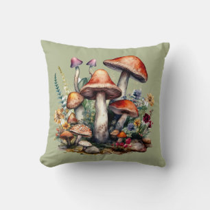 Paddenstoelen Cottagecore Kussen