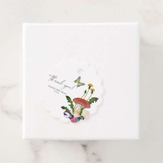 Paddenstoelen - Dank u kaart Bedankjes Labels (In situ)