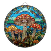 Paddenstoelen Dartboard Dartbord (Voorkant)
