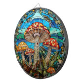 Paddenstoelen Dartboard Dartbord (Voorkant Rechts)