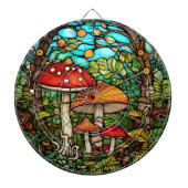 Paddenstoelen Dartboard Dartbord (Voorkant)