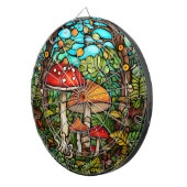 Paddenstoelen Dartboard Dartbord (Voorkant Rechts)