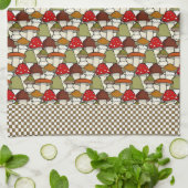 paddenstoelen Design Kitchen Towel Theedoek (Gevouwen)