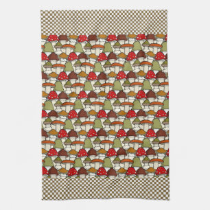 paddenstoelen Design Kitchen Towel Theedoek