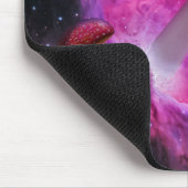 Paddenstoelen die door de buitenruimte worden gesc muismat (Hoek)