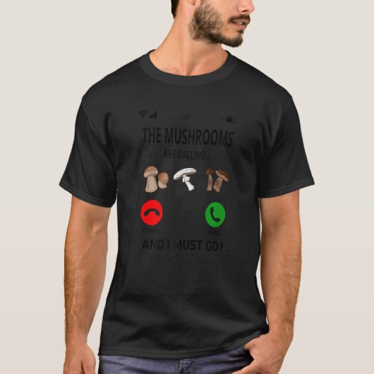 paddenstoelen die paddenstoelen oproepen om padden t-shirt (Voorkant)