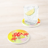 Paddenstoelen Drink Onderzetter (Zijkant)