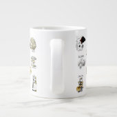 Paddenstoelen (eetbaar en medicinaal) grote koffiekop (Achterkant)