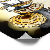 Paddenstoelen (eetbaar en medicinaal) poster (Hoek)