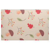 paddenstoelen en bladeren stof (Fat Quarter)
