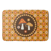 Paddenstoelen en bloemen, met zoete retro badmat (Voorkant)