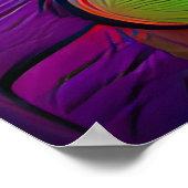 Paddenstoelen en cartoons, poster voor kunstwerken (Hoek)