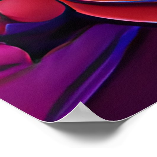 Paddenstoelen en cartoons, poster voor kunstwerken (Hoek)