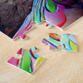 Paddenstoelen en Fairies Puzzle Legpuzzel (Zijkant)