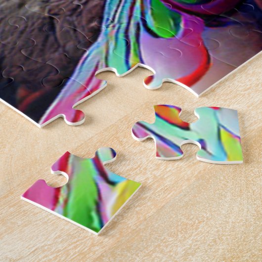 Paddenstoelen en Fairies Puzzle Legpuzzel (Zijkant)