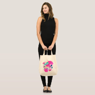 Paddenstoelen en Hibiscus Moonlight Dreams Tote Bag