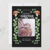 Paddenstoelen en Ivy Sprookje Kerst Kaart (Voorkant)