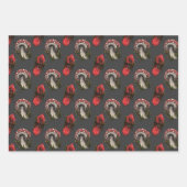 Paddenstoelen en kristallen inpakpapier vel (Voorkant 2)