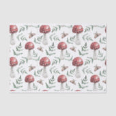 Paddenstoelen en mottenontwerp tissuepapier (Voorkant)