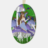 Paddenstoelen en Ornament van de vlinder (Links)