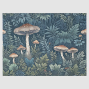 Paddenstoelen en Varens Tissuepapier
