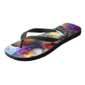 Paddenstoelen en vervalsingen Aangepaste Creëer Te Teenslippers (Schuin)