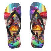 Paddenstoelen en vervalsingen Aangepaste Creëer Te Teenslippers (Voetbed)